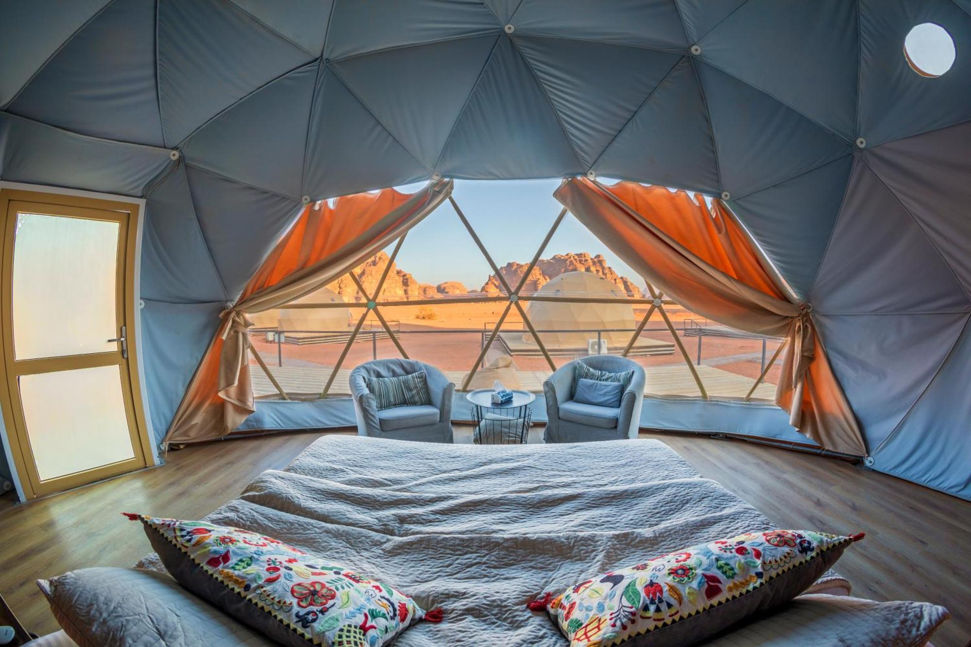 Wadi Rum Mundo Camp Aqaba Bagian luar foto
