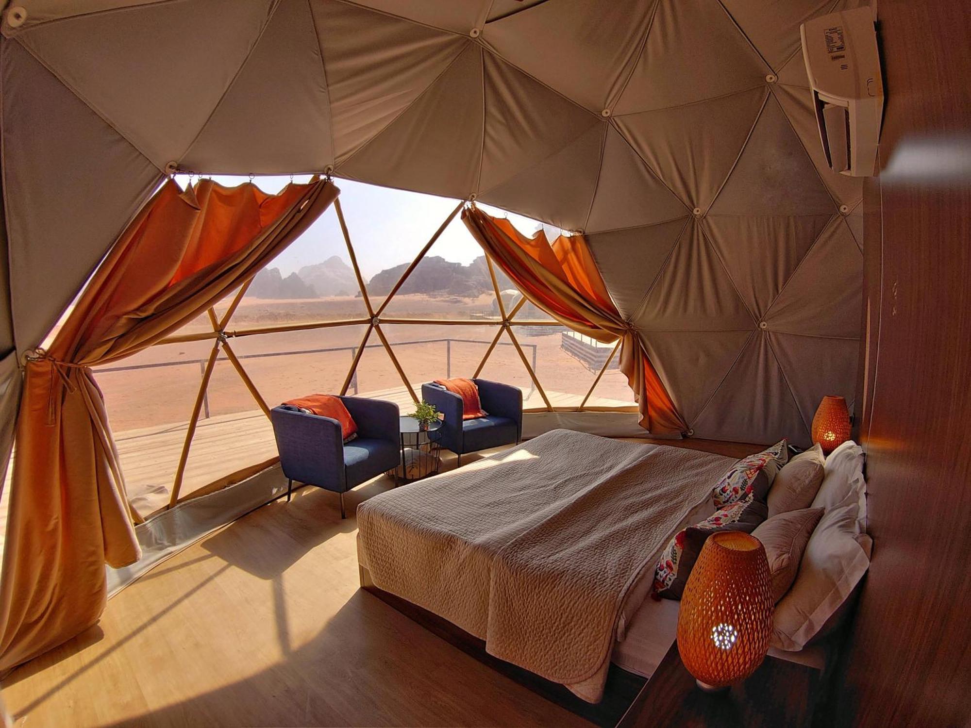 Wadi Rum Mundo Camp Aqaba Bagian luar foto
